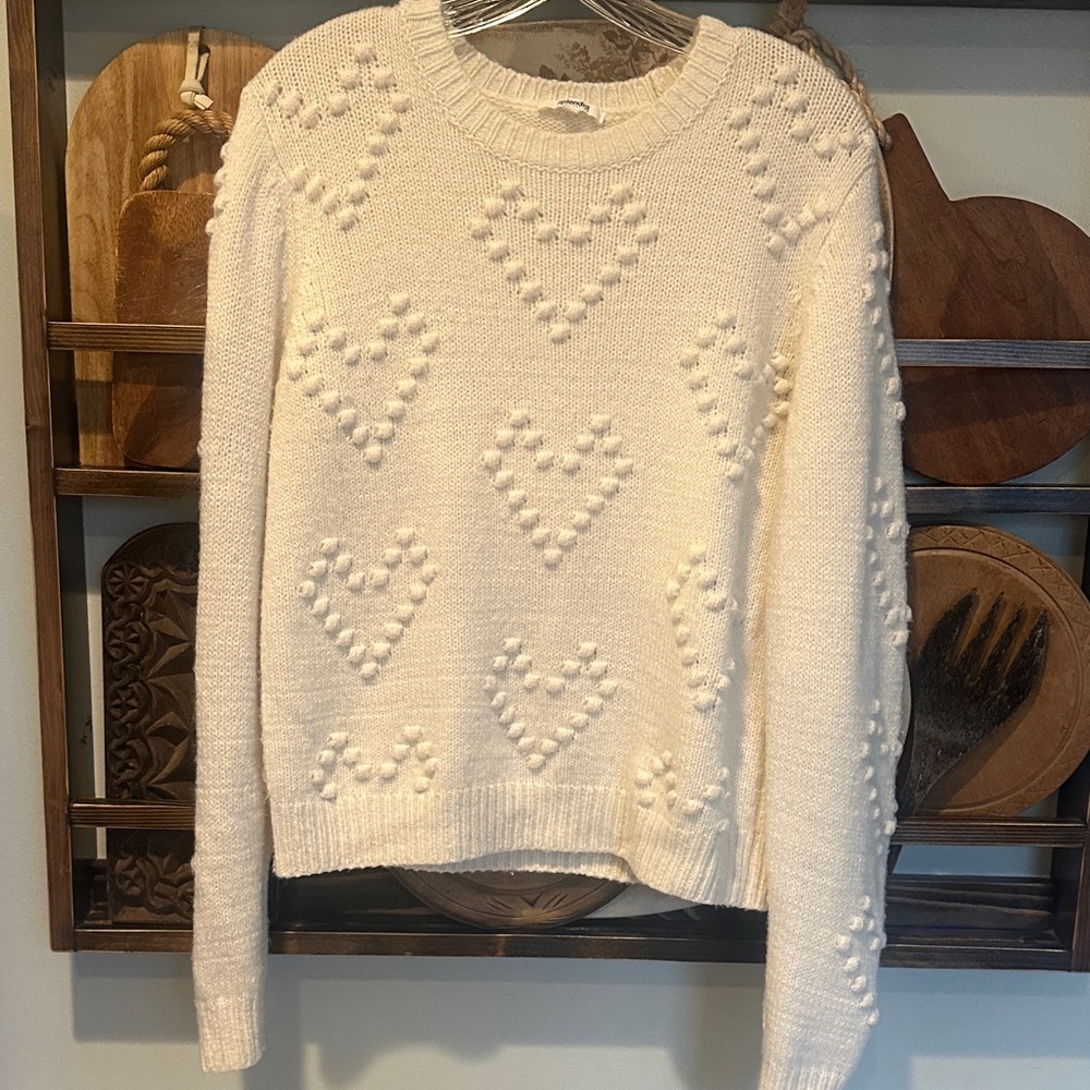 Splendid Daphne Bobble Heart Sweater - Picture 2 of 5